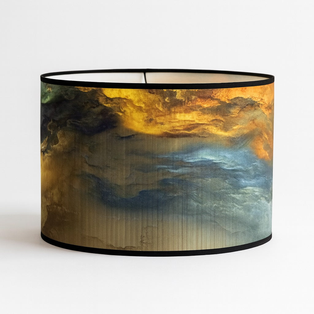 Abat-jour Tambour en bambou - Aurore