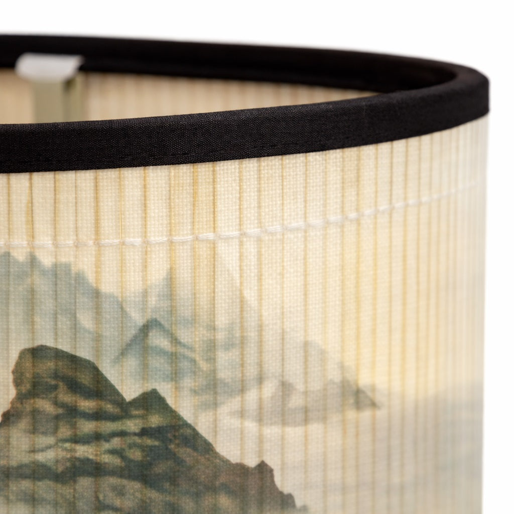 Abat-jour Tambour en bambou - Celeste