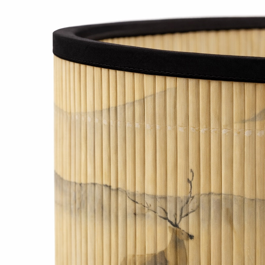 Abat-jour Tambour en bambou - Horizon