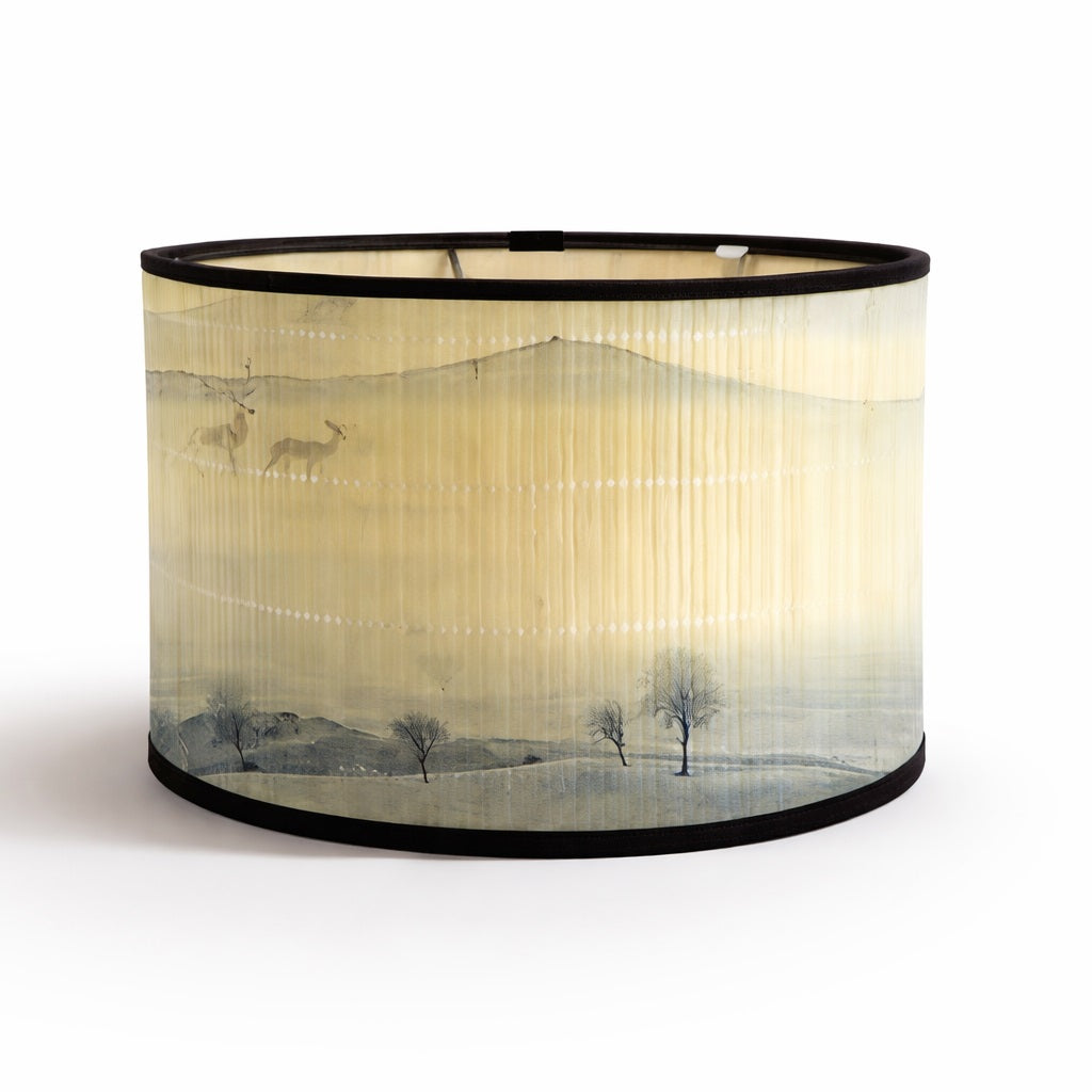 Abat-jour Tambour en bambou - Horizon