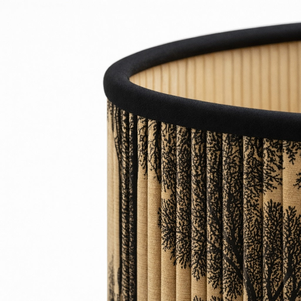 Abat-jour Tambour style bambou - Herons