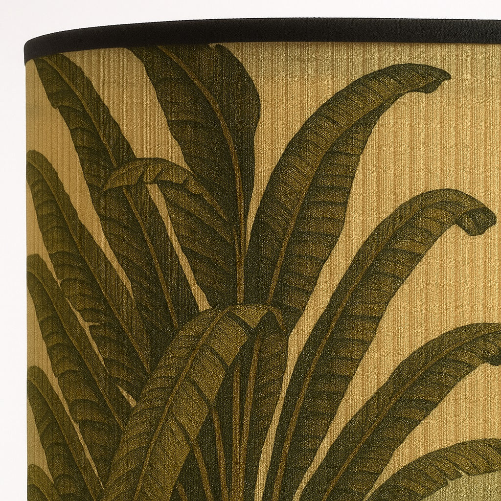 Abat-jour Tambour style bambou - Forest