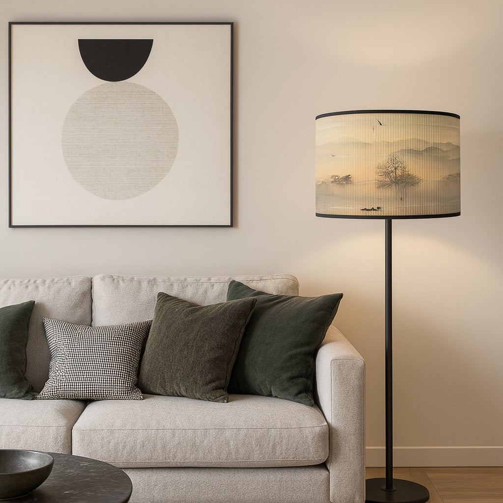Abat-jour Tambour en bambou - Shade