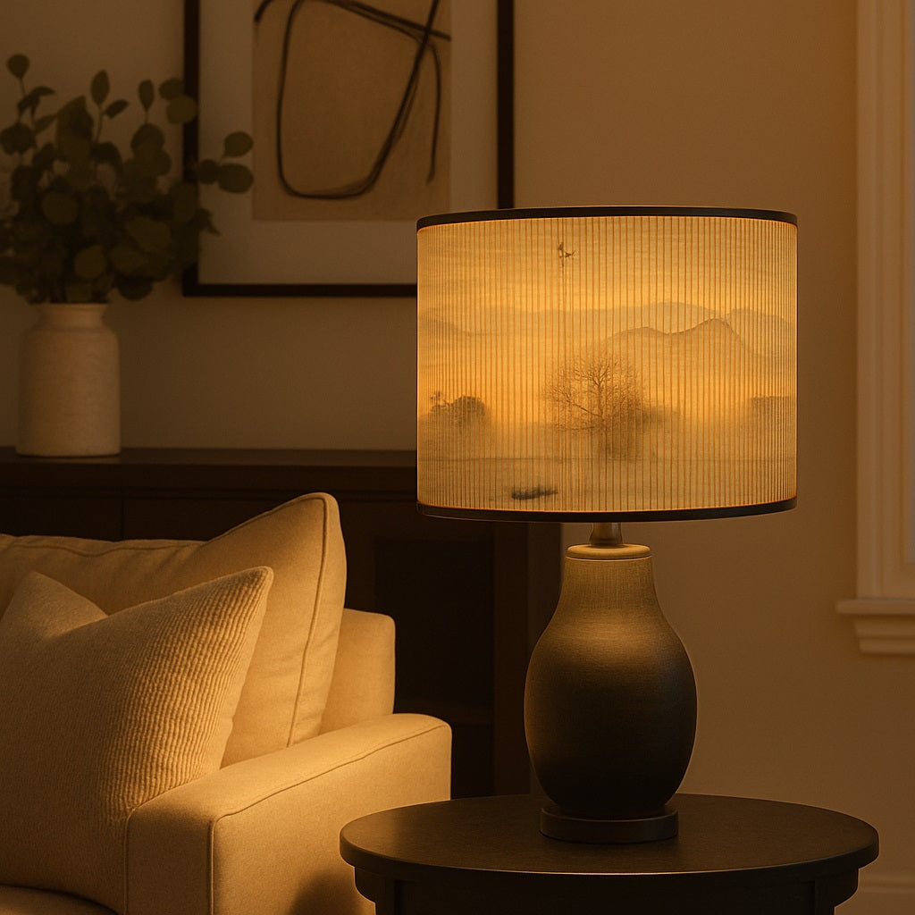 Abat-jour Tambour en bambou - Shade