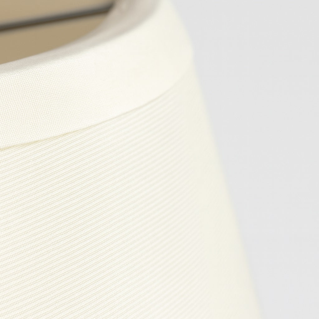 Abat-jour Conique en tissu (2Pcs) - Crème