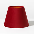 Abat-jour Conique en velours - Rubis