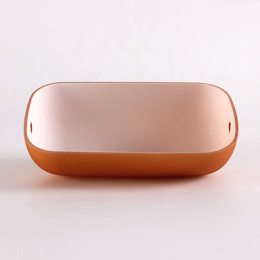 Abat Jour Orange Lampe de Banquier Auguste Tempo - Une Note Singulière dans le Décor