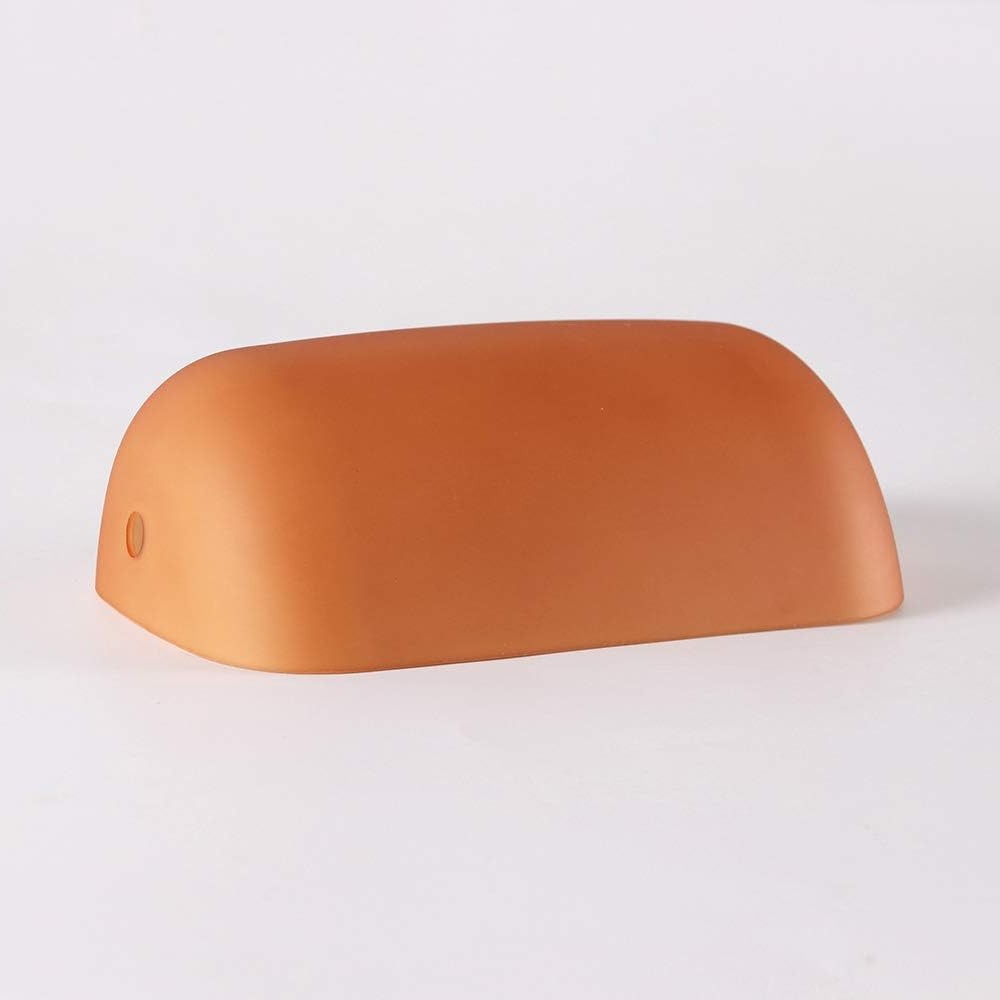 Abat Jour Orange Lampe de Banquier Auguste Tempo - Une Note Singulière dans le Décor