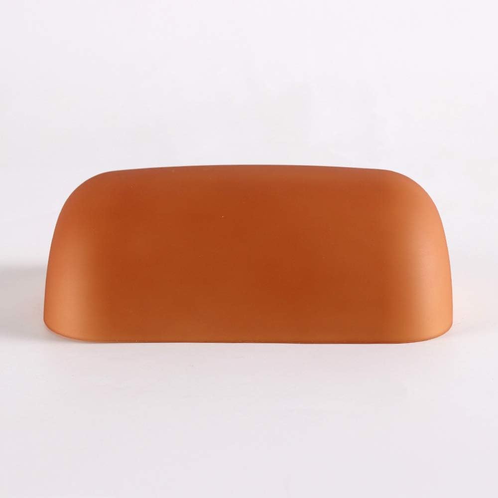 Abat Jour Orange Lampe de Banquier Auguste Tempo - Une Note Singulière dans le Décor
