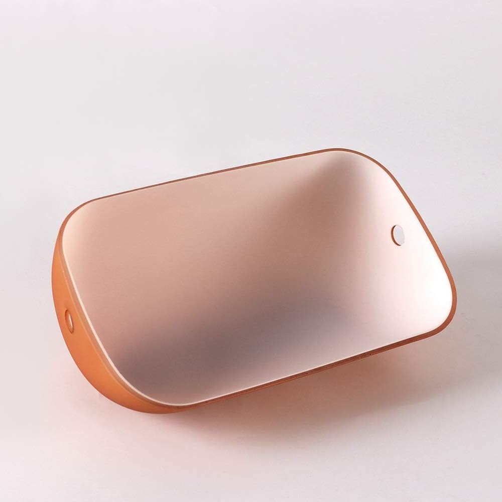 Abat Jour Orange Lampe de Banquier Auguste Tempo - Une Note Singulière dans le Décor