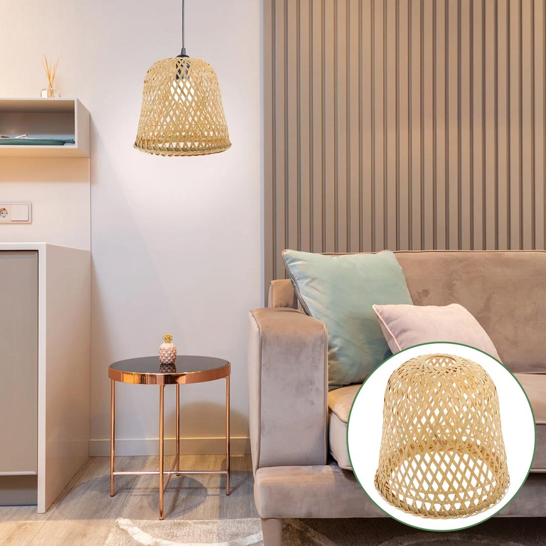Abat-jour pour lampe de chevet en bambou – Bellerive