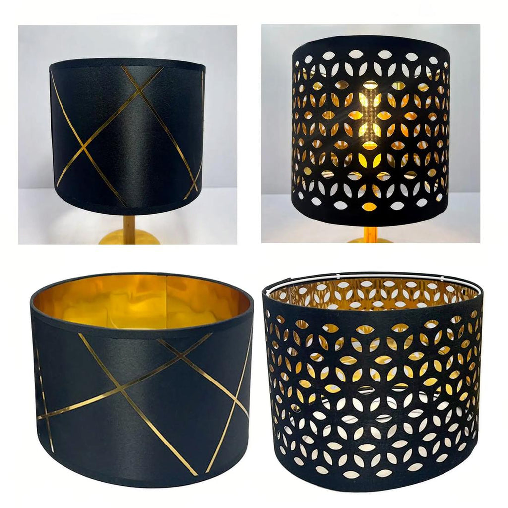 Abat-jour pour lampe de chevet moderne en tissu – Galbrune