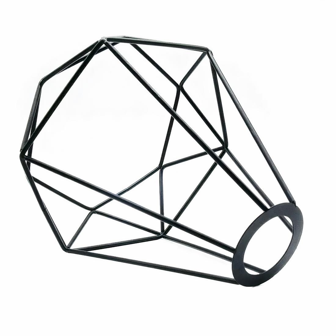 Abat-jour pour lampe de chevet noir en métal – Héloane