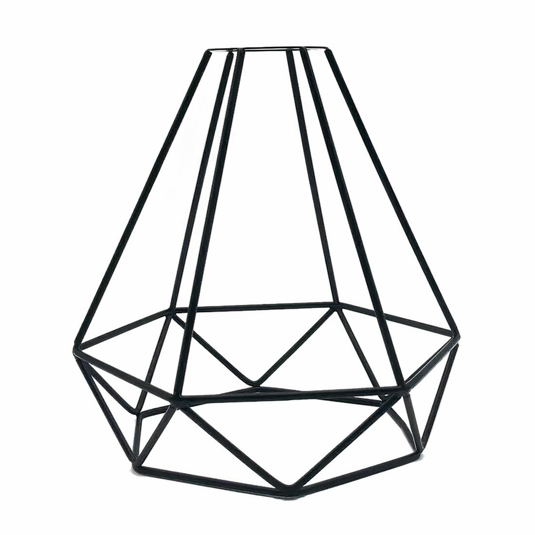 Abat-jour pour lampe de chevet noir en métal – Héloane