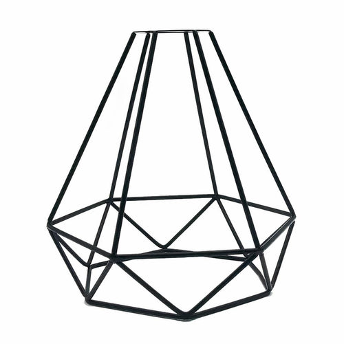 Abat-jour pour lampe de chevet noir en métal – Héloane