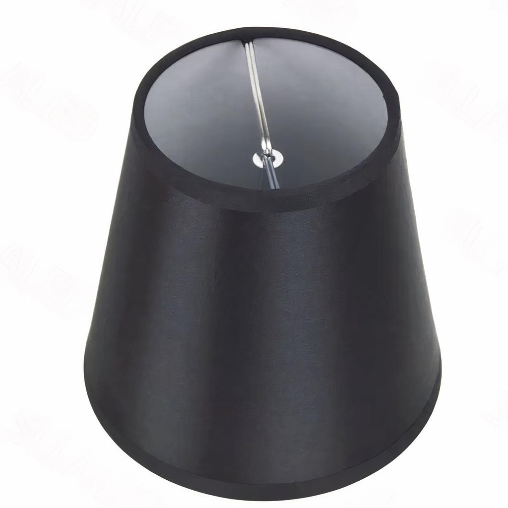 Abat-jour pour lampe de chevet noir en tissu – Isalune