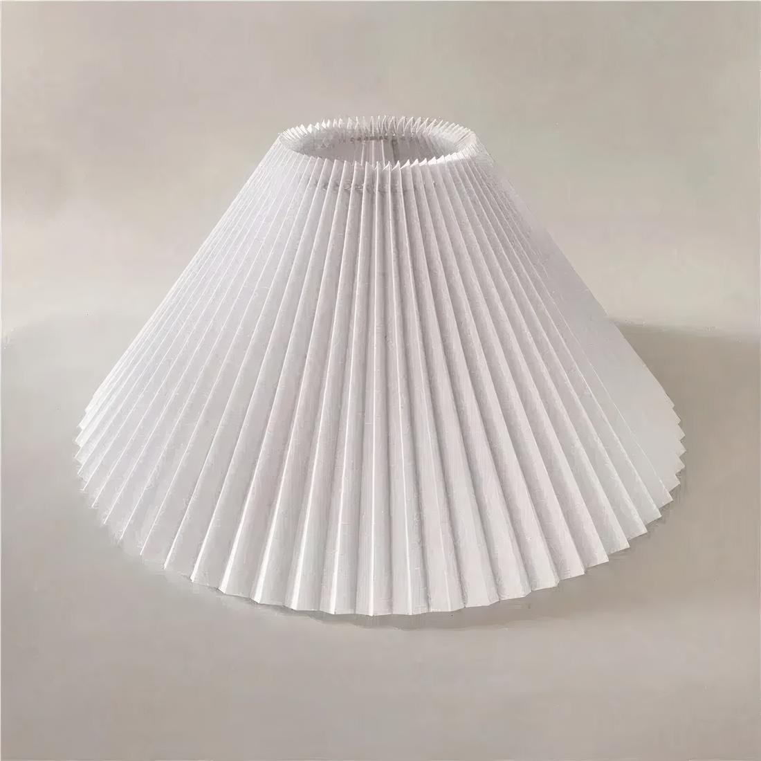 Abat-jour pour lampe de chevet plissé – Jolivelle