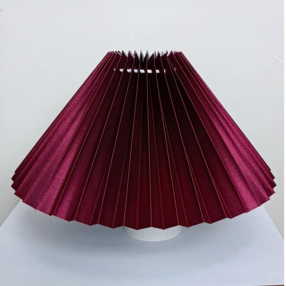 Abat-jour pour lampe de chevet plissé – Jolivelle