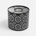 Abat-jour Cylindrique en métal - Floral
