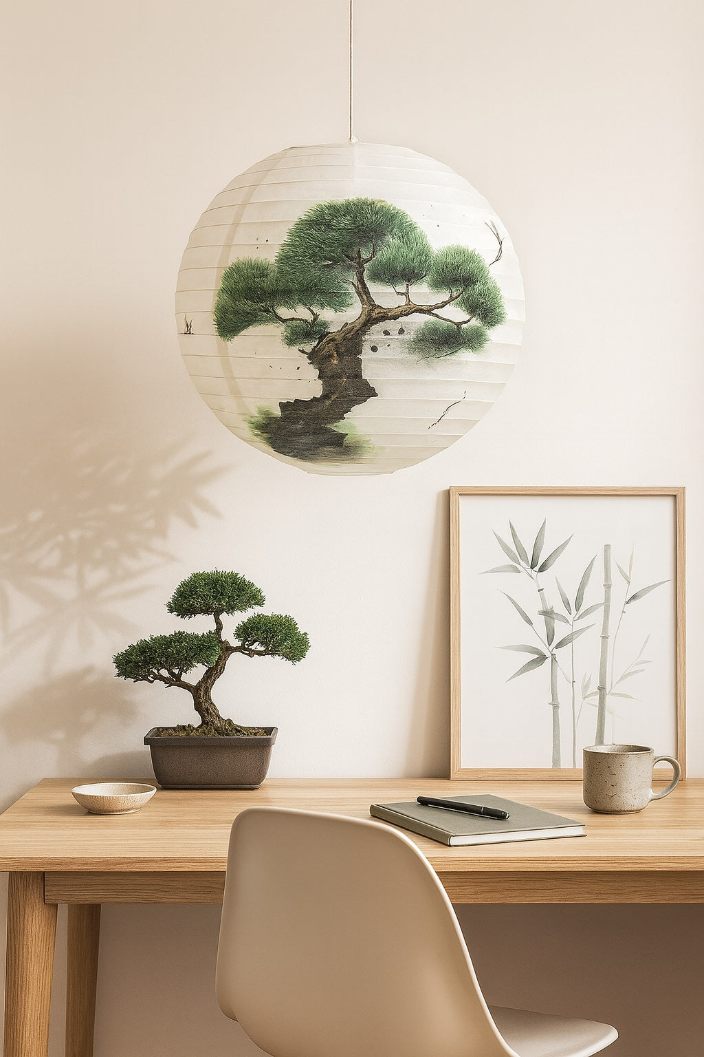 Abat-jour Suspension en papier - Zen