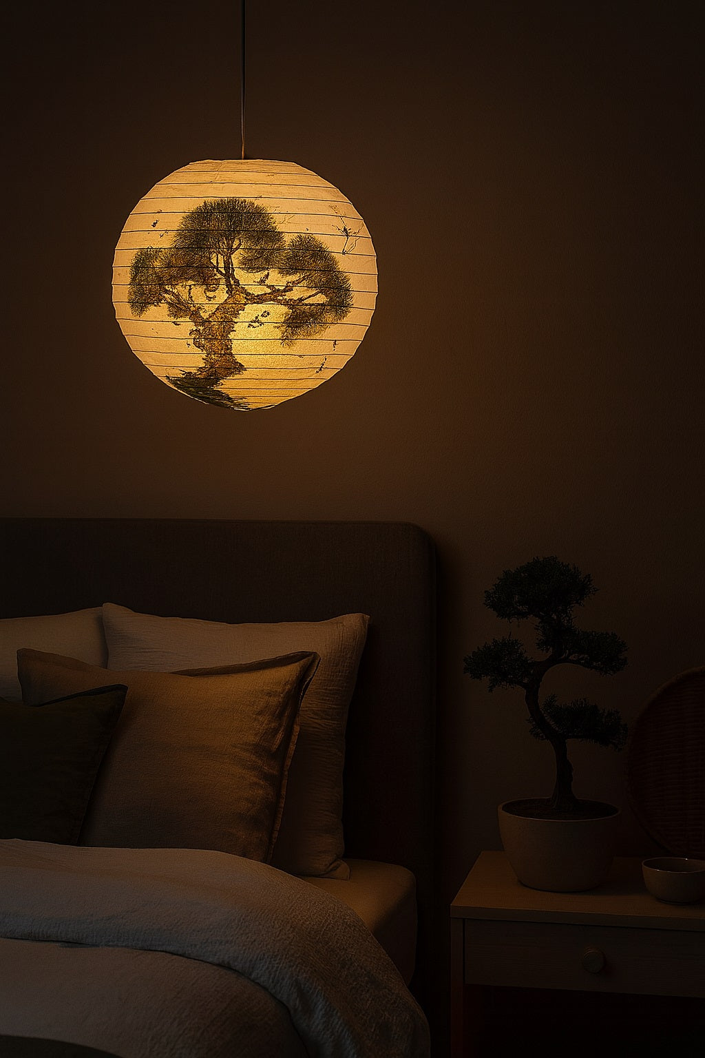Abat-jour Suspension en papier - Zen