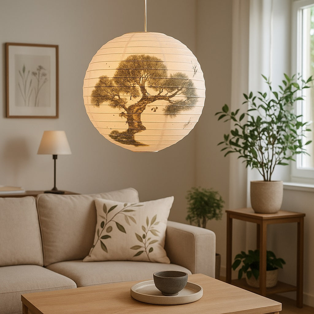 Abat-jour Suspension en papier - Zen