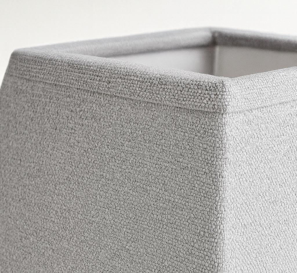 Abat-jour Pyramide en lin - Gris