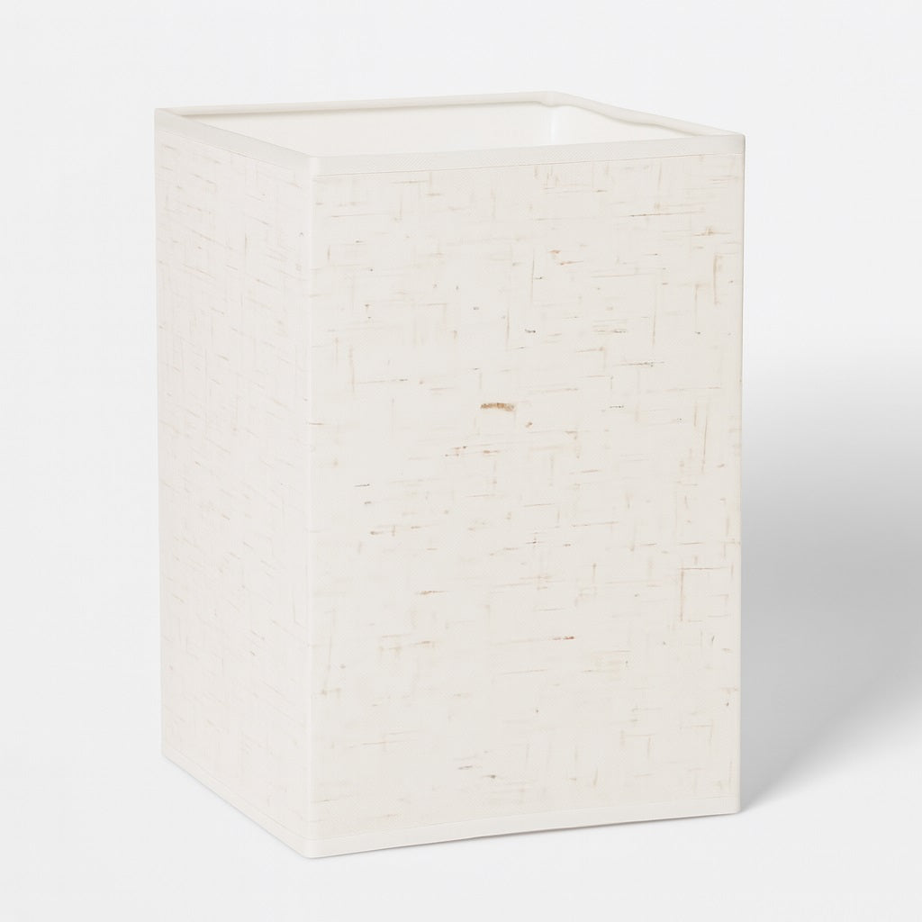 Abat-jour Rectangulaire en tissu - Ivory