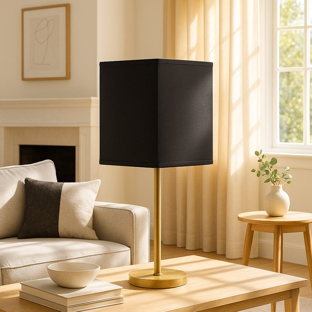 Abat-jour Rectangulaire en tissu - Noctura