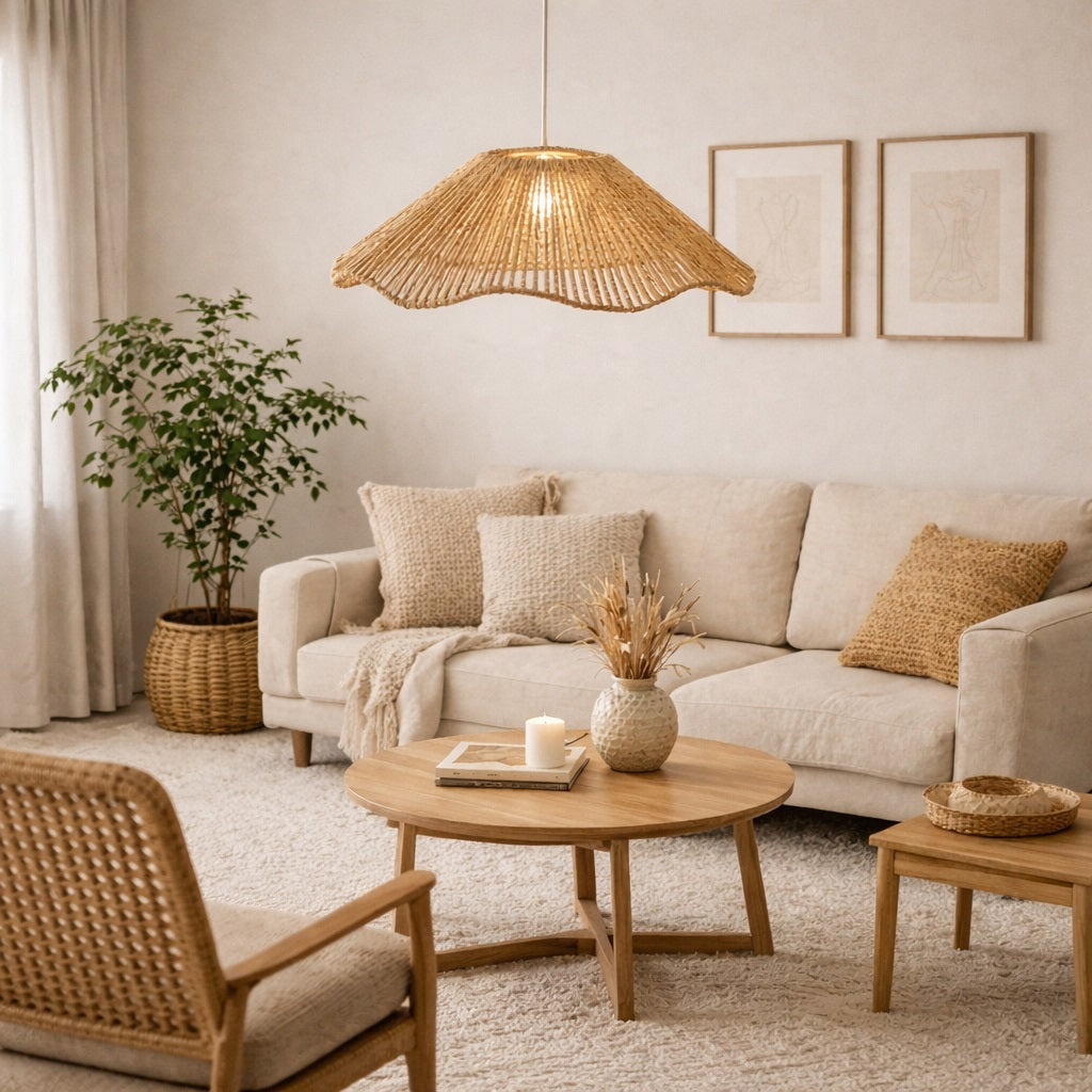 Abat-jour Suspension style Japandi - Aura