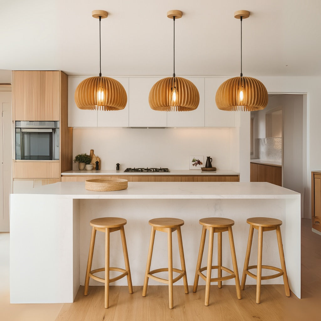 Abat-jour Suspension en bois - Vera