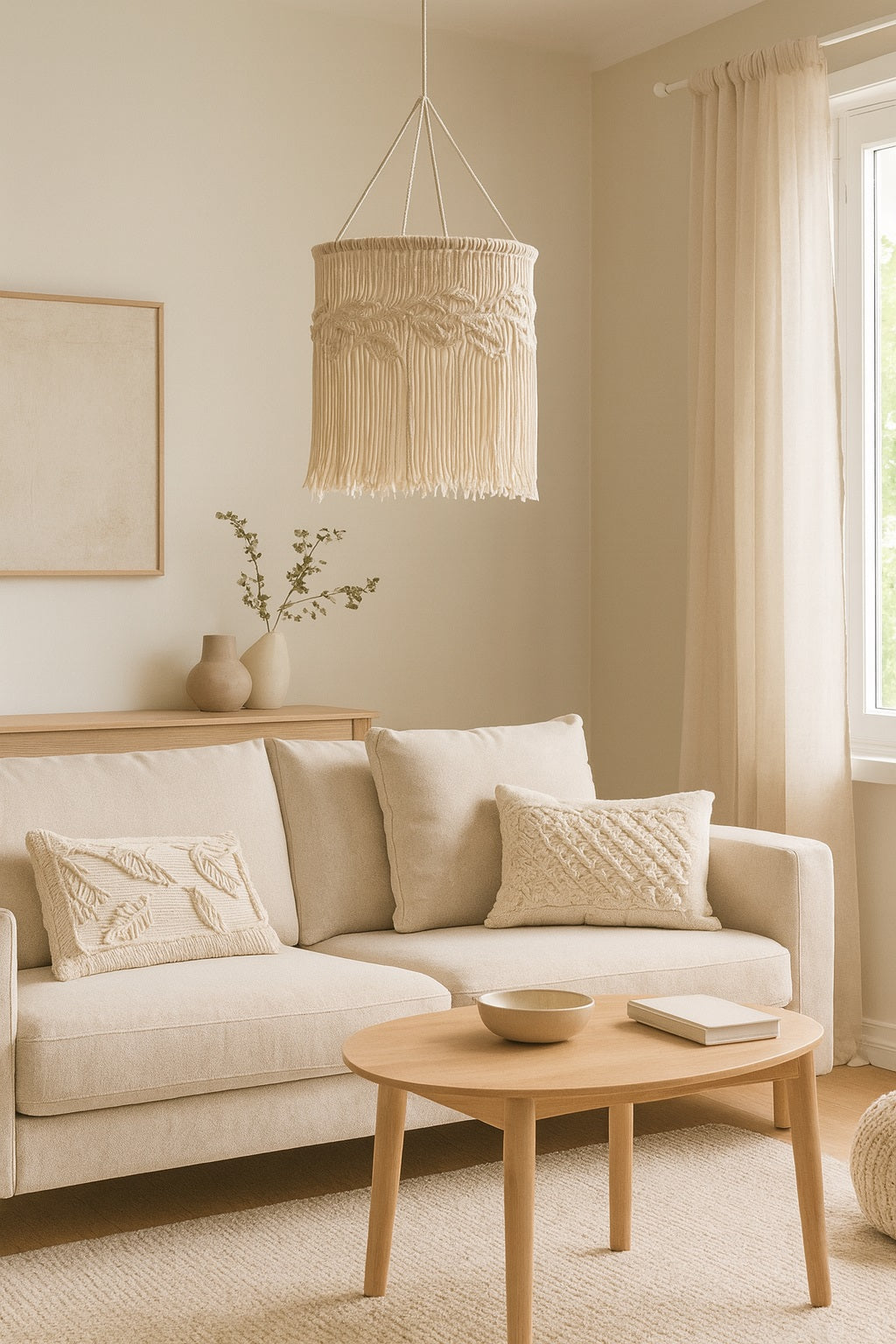 Abat-jour Suspension en coton - Lino