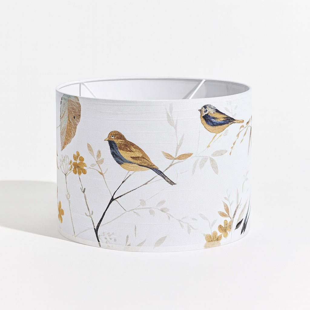 Abat-jour Tambour en tissu - Aubeline