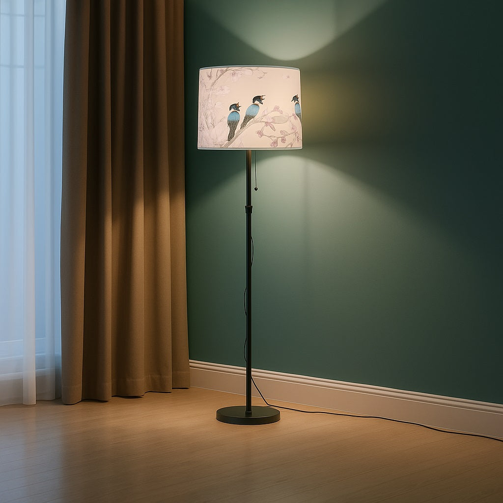 Abat-jour Tambour en tissu - Aubeline