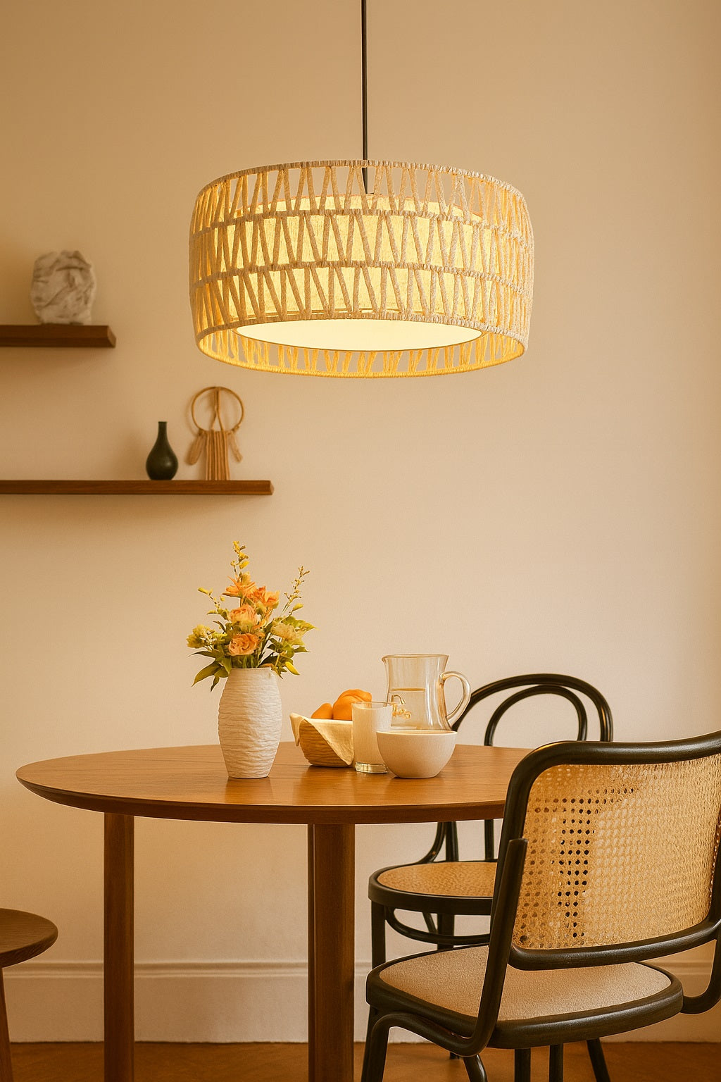 Abat-jour Tambour en corde - Calya