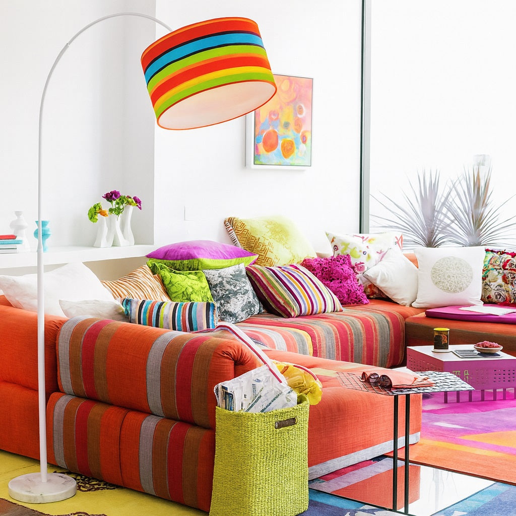 Abat-jour Tambour en tissu - Vibralis