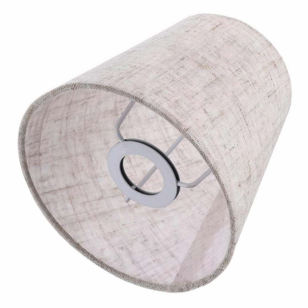 Abat-jour en tissu rustique gris – Auréance