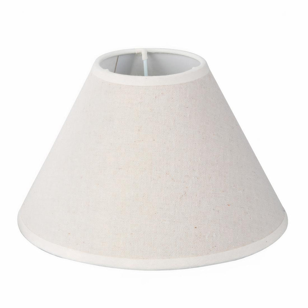Abat-jour en coton et en lin beige – Avelune