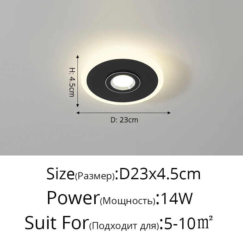 Plafonnier Acrylique LED à spots Solange Élan - Une Présence Décorative Affirmée