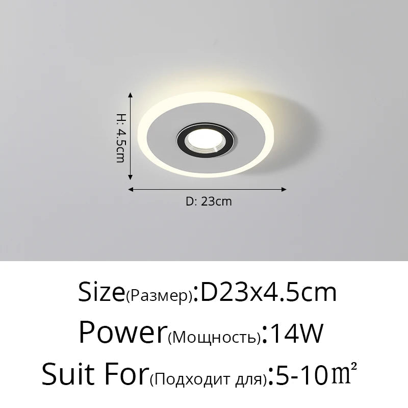 Plafonnier Acrylique LED à spots Solange Élan - Une Présence Décorative Affirmée