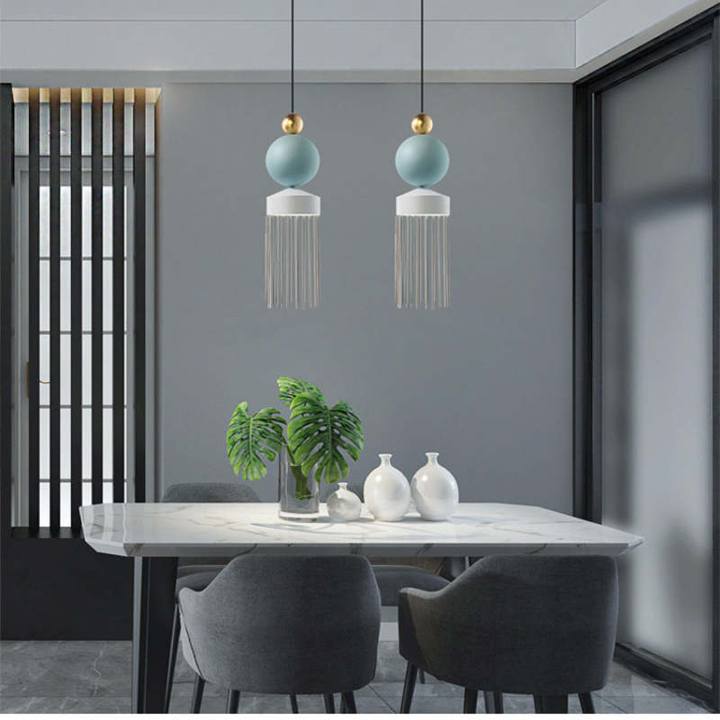 Valentina Suspension Irrégulière Géométrique, Metal, Bleu/Gris, Salon - Neutralighting