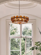 Aurora Chandelier Disque Verre Murano Vintage - Neutralighting