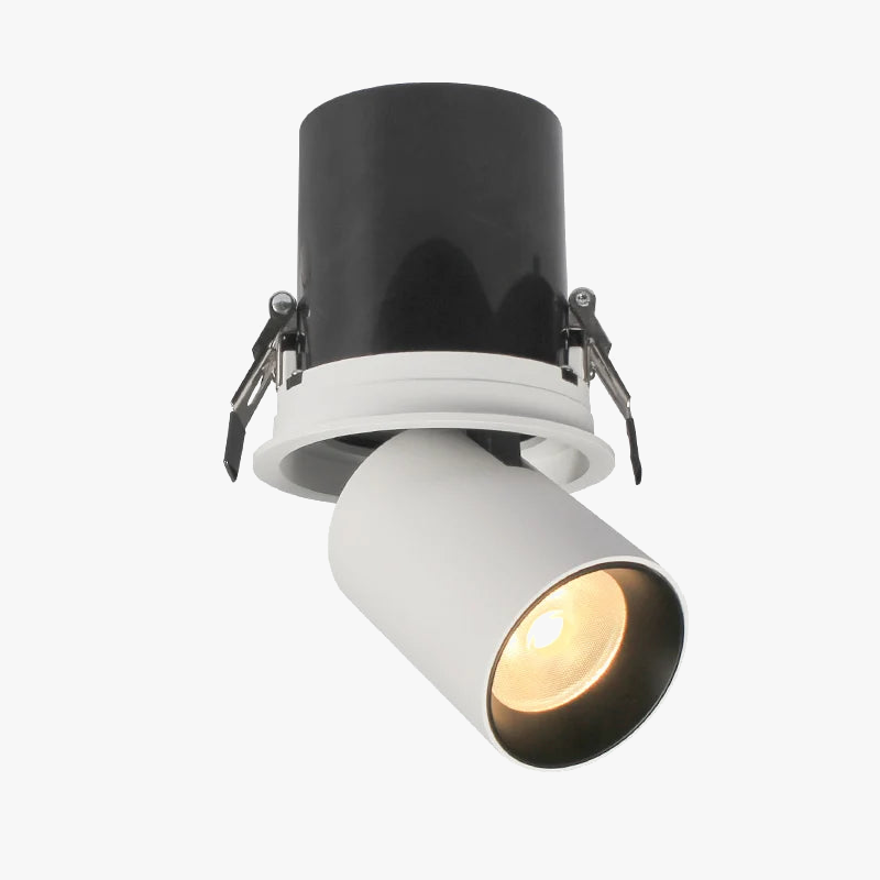 Spot LED rond extensible rotatif pliable encastré Nélia Alizé - Formes Arrondies & Harmonie Visuelle