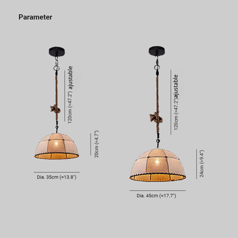 Ritta Industriel LED Suspension Métal Corde Chambre À Coucher - Neutralighting