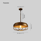 Silva Industriel LED Suspension Métal/Verre Chambre À Coucher/Salle À Manger - Neutralighting