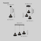 Arisha Moderne Minimaliste Lustre Métal Chambre À Coucher - Neutralighting