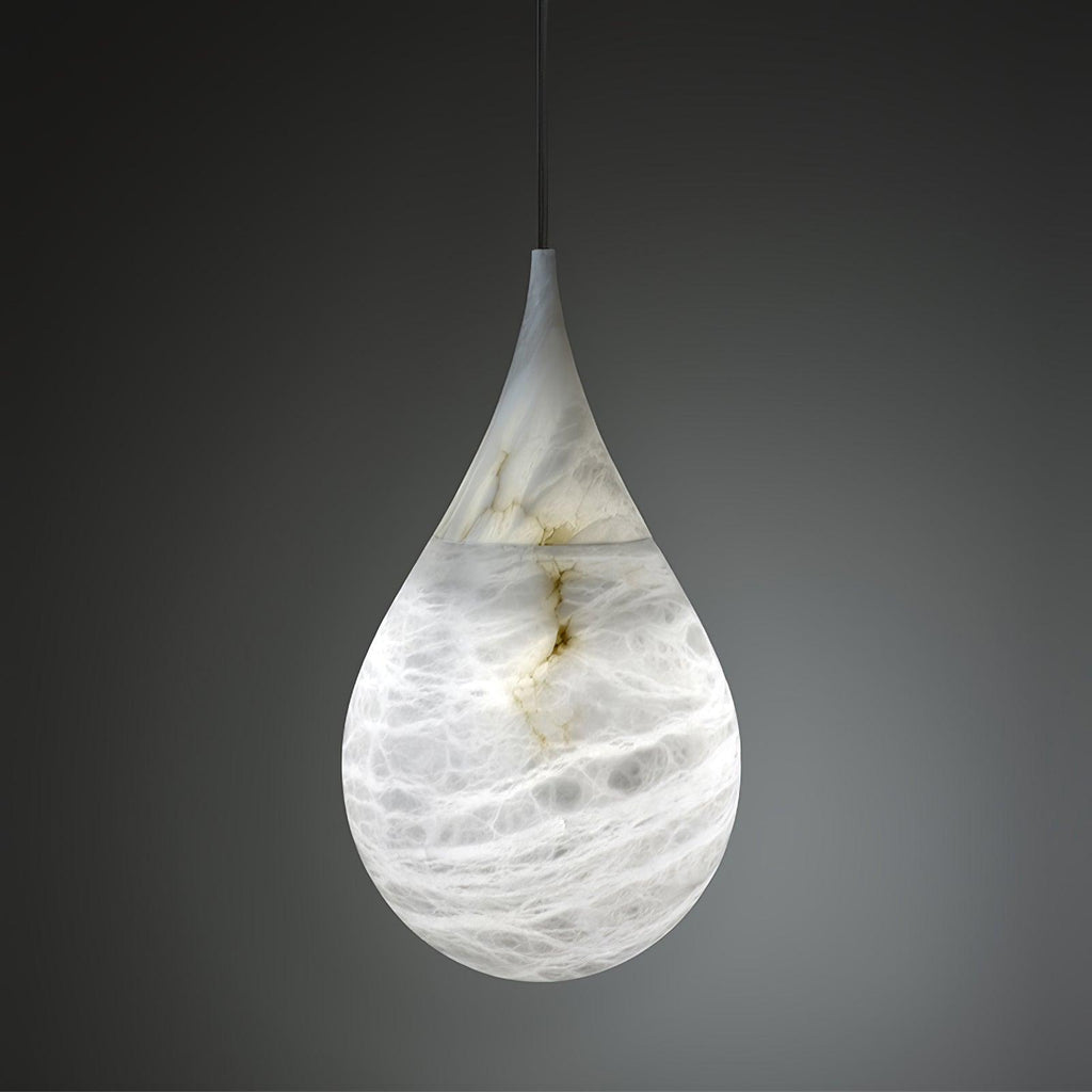 LustraLux Suspension Lampe Goutte de Pluie en Marbre - Neutralighting
