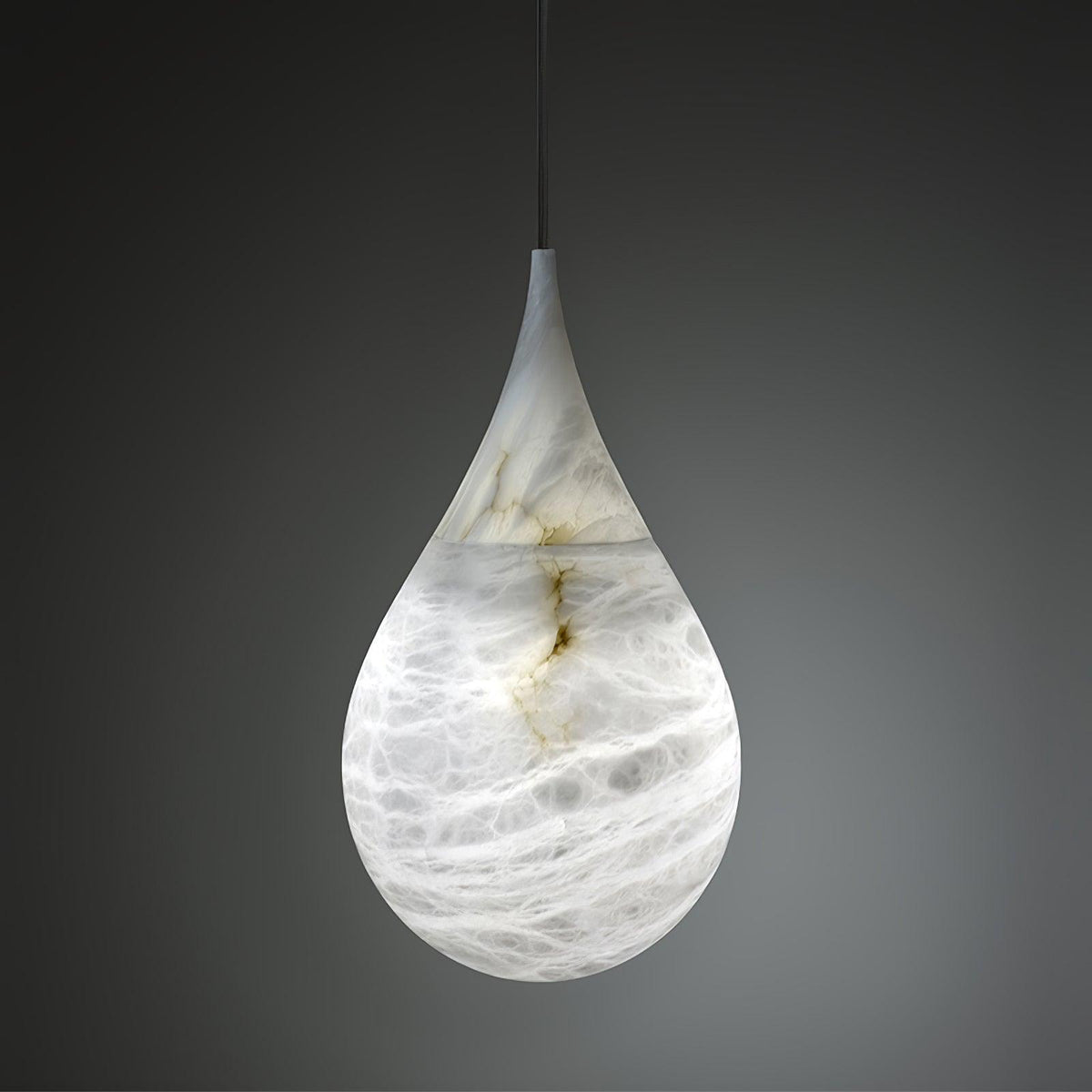 LustraLux Suspension Lampe Goutte de Pluie en Marbre - Neutralighting
