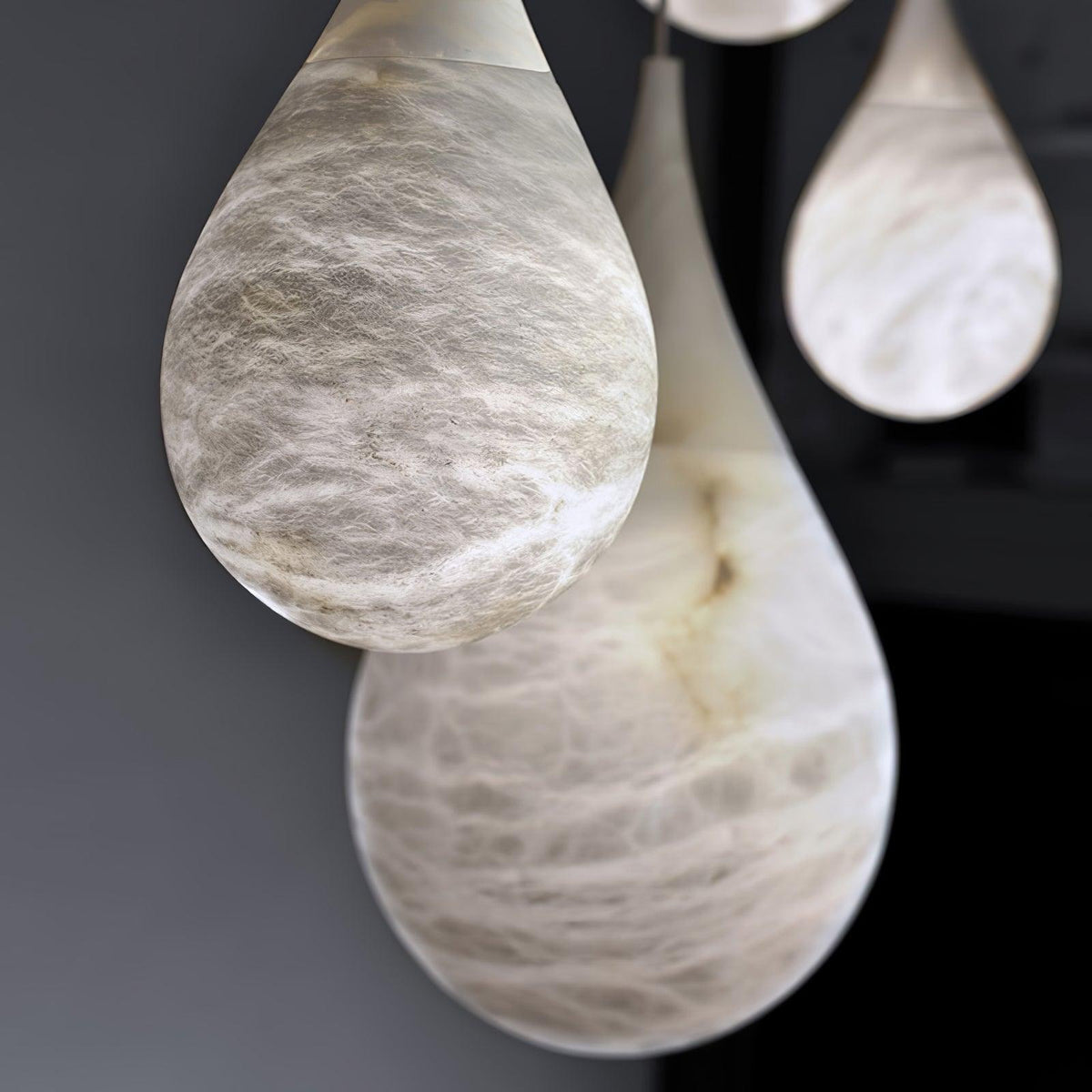 LustraLux Suspension Lampe Goutte de Pluie en Marbre - Neutralighting