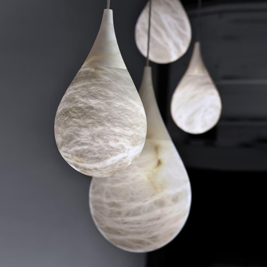 LustraLux Suspension Lampe Goutte de Pluie en Marbre - Neutralighting